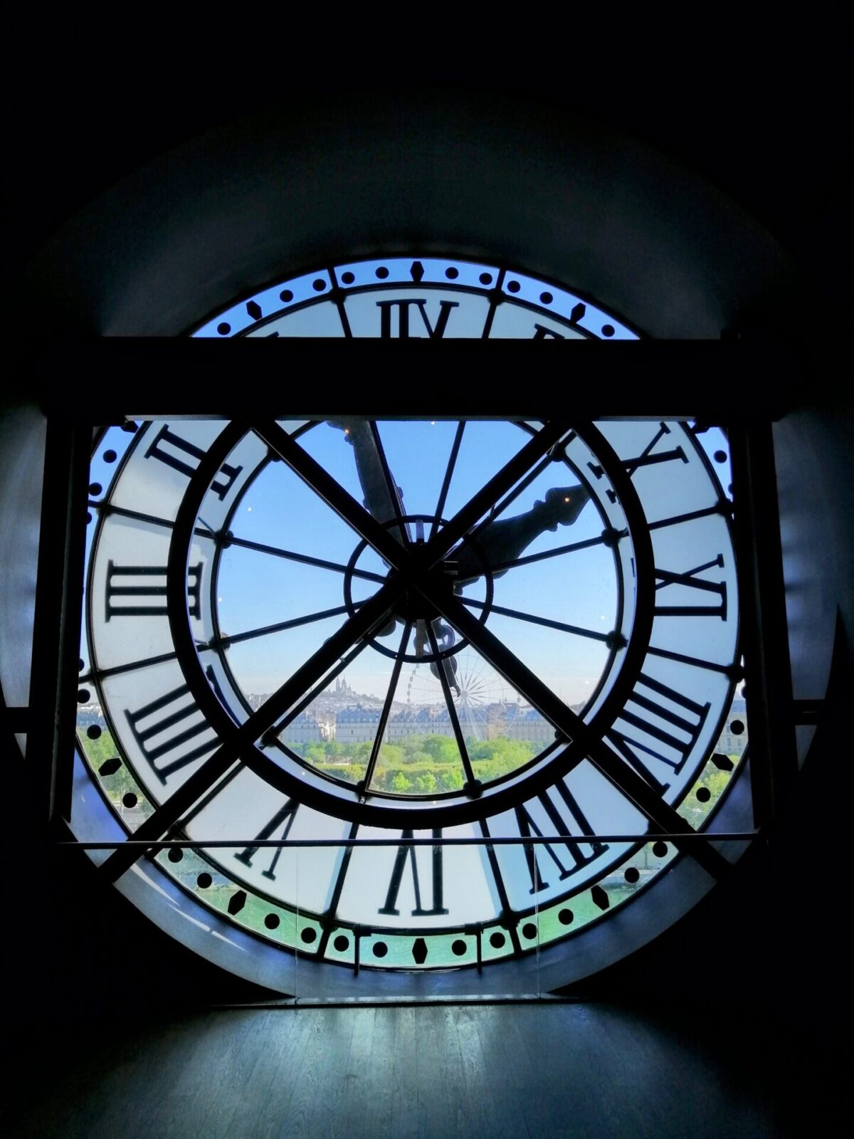 Vue sur le jardin des Tuileries à Paris depuis le musée d'Orsay. Crédit photo obligatoire : Cyrille Ardaud / Est-en-Ouest.fr.