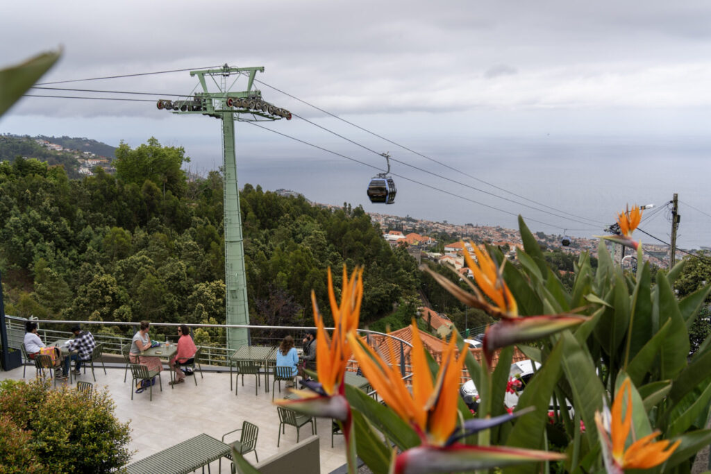 Le téléphérique permet d'accéder rapidement aux hauteurs de Funchal, à Madère. Crédit photo obligatoire : Cyrille Ardaud / Est-en-Ouest.fr