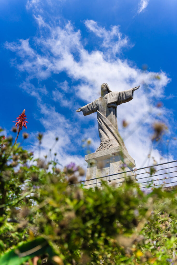 La statue du Christ Roi, un air de Rio à Madère ! Crédit photo obligatoire : Cyrille Ardaud / Est-en-Ouest.fr